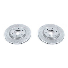 Load image into Gallery viewer, Power Stop 11-13 Infiniti QX56 Front Evolution Drilled &amp; Slotted Rotors - Pair
