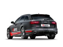 Load image into Gallery viewer, Akrapovic 14-17 Audi RS6 Avant (C7) Evolution Line Cat Back (Titanium) w/ Carbon Tips
