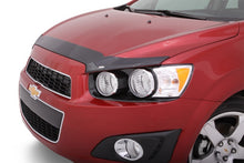 Load image into Gallery viewer, AVS 12-16 Chevy Sonic Aeroskin Low Profile Acrylic Hood Shield - Smoke
