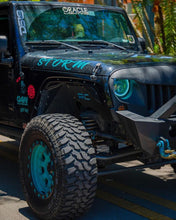 Load image into Gallery viewer, Oracle 7in High Powered LED Headlights - Black Bezel - ColorSHIFT 2.0
