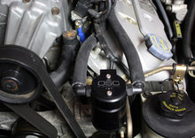 Load image into Gallery viewer, J&amp;L 99-04 Ford Mustang SVT Cobra Driver Side Oil Separator 3.0 - Black Anodized
