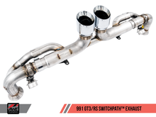 Load image into Gallery viewer, AWE Tuning Porsche 991 GT3 / RS SwitchPath Exhaust - Diamond Black Tips
