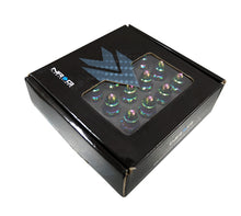Load image into Gallery viewer, NRG 500 Series M12 X 1.5 Bullet Shape Steel Lug Nut Set - 21 Pc w/Lock Key - Neochrome
