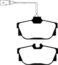 Load image into Gallery viewer, EBC 00 Volkswagen Eurovan 2.8 (ATE) with Wear Leads Greenstuff Rear Brake Pads
