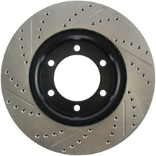 Load image into Gallery viewer, StopTech 00-06 Toyota Tundra / 01-07 Toyota Sequoia Front Left Slotted &amp; Drilled Rotor
