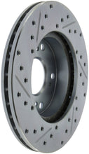 Load image into Gallery viewer, StopTech Select Sport 06-11 Honda Civic DX/EX/LX Slotted and Drilled Left Front Rotor
