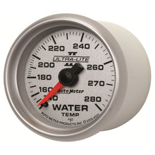 Load image into Gallery viewer, Autometer Ultra-Lite II 52mm 140-280 Deg F Mechanical Water Temp Gauge
