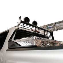 Load image into Gallery viewer, Westin 1999-2018 Chevrolet/Ford/GMC/Toyota Silverado/Sierra 1500/2500/3500 HD Headache Rack - Black
