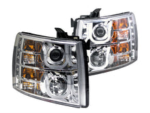 Load image into Gallery viewer, ANZO 2007-2013 Chevrolet Silverado 1500 Projector Headlights w/ U-Bar Chrome
