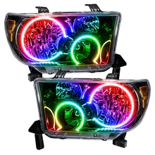 Load image into Gallery viewer, Oracle 07-11 Toyota Tundra Pre-Assembled Headlights - Black Housing - ColorSHIFT w/ BC1 Controller
