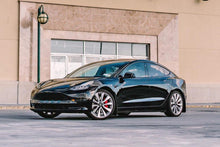 Load image into Gallery viewer, Rally Armor 17-22 Tesla Model 3 Black UR Mud Flap w/ Red Logo
