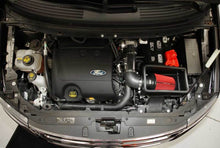 Load image into Gallery viewer, Spectre 11-14 Ford Edge V6-3.5/3.7L F/I Air Intake Kit - Polished w/Red Filter
