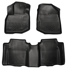 Load image into Gallery viewer, Husky Liners 09-12 Honda Fit WeatherBeater Combo Black Floor Liners
