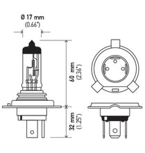 Load image into Gallery viewer, Hella Halogen H4 24V 100/90W P43t T4.625 Bulb
