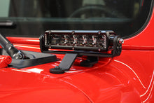 Load image into Gallery viewer, Go Rhino 18-20 Jeep Wrangler JL/JLU/Gladiator JT Light Mount - Two 6in Single Tow
