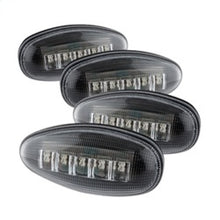 Load image into Gallery viewer, Xtune Chevy Silverado 99-13 Dually 2 Red LED+2 Amber LED Side Fender Lights Clear ACC-LED-GMD99-SL-C
