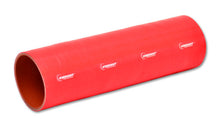 Load image into Gallery viewer, Vibrant 4 Ply Reinforced Silicone Straight Hose Coupling - 5in I.D. x 12in long (RED)
