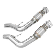 Load image into Gallery viewer, Kooks 2014+ Chevrolet SS LS3 6.2L 3in x OEM SS GREEN Catted X-Pipe
