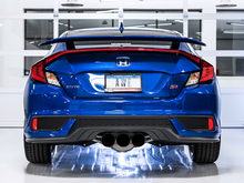 Load image into Gallery viewer, AWE Tuning 2016+ Honda Civic Si Touring Edition Exhaust w/Front Pipe &amp; Triple Diamond Black Tips
