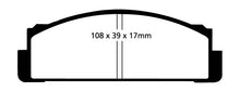 Load image into Gallery viewer, EBC 68-83 Fiat 124 1.6 Yellowstuff Front Brake Pads
