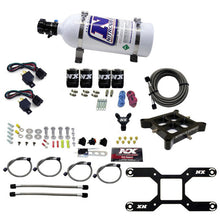 Load image into Gallery viewer, Nitrous Express 4150 Dual Stage Billet Crossbar Nitrous Kit (50-300 &amp; 100-500HP) w/5lb Bottle
