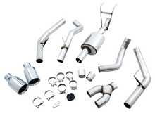 Load image into Gallery viewer, AWE Tuning 09-18 RAM 1500 5.7L (w/Cutouts) 0FG Dual Rear Exit Cat-Back Exhaust - Chrome Silver Tips
