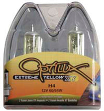 Load image into Gallery viewer, Hella Optilux H4 12V / 60/55W XY Xenon Yellow Bulb

