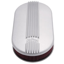 Load image into Gallery viewer, Edelbrock Air Cleaner Classic Series Oval Aluminum 17 5In X 9 35In X 4 45In Dual Carburetor

