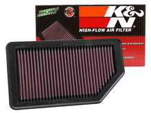 Load image into Gallery viewer, K&amp;N Replacement Air Filter 10.625in O/S Length x 5.75in O/S Width x 1in Height
