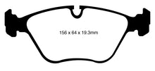 Load image into Gallery viewer, EBC 10-14 BMW X5 4.4 Twin Turbo (50) Yellowstuff Front Brake Pads
