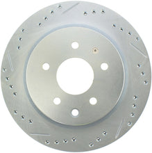 Load image into Gallery viewer, StopTech Select Sport Nissan Slotted and Drilled Right Rear Rotor
