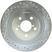 Load image into Gallery viewer, StopTech Select Sport 05-09 Subaru Legacy Select Slotted &amp; Drilled Vented Left Rear Brake Rotor
