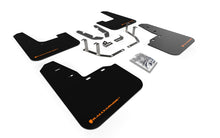 Load image into Gallery viewer, Rally Armor 18-22 Ford Fiesta ST MK8 Black UR Mud Flap w/ Orange Logo
