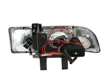 Load image into Gallery viewer, ANZO 1998-2005 Chevrolet S-10 Projector Headlights w/ Halo Black

