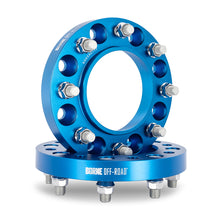 Load image into Gallery viewer, Mishimoto Borne Off-Road Wheel Spacers 8x180 124.1 32 M14 Blue
