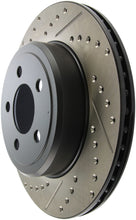 Load image into Gallery viewer, StopTech 05-09 Chrysler 300 (5.7L V8 exc SRT-8) Rear Right Slotted &amp; Drilled Rotor
