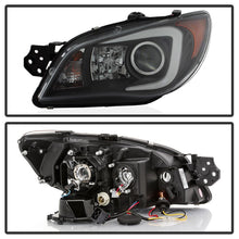 Load image into Gallery viewer, Spyder Subaru WRX 2006-2007 Projector Headlights - Halogen Only - Black PRO-YD-SWRX06-LBDRL-BK
