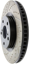 Load image into Gallery viewer, StopTech 07-09 Lexus ES 250/ES 300/ ES330/ES350 SportStop Slotted &amp; Drilled Right Front Rotor
