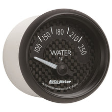 Load image into Gallery viewer, Autometer GT Series 52mm Short Sweep Electronic 100-250 Deg F Water Temperature
