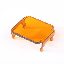 Load image into Gallery viewer, Rugged Ridge 3 Inch Square LED Light Cover Amber

