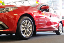 Load image into Gallery viewer, Rally Armor 14-18 Mazda3/Speed3 Black UR Mud Flap w/ White Logo
