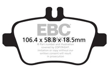 Load image into Gallery viewer, EBC 13+ Mercedes-Benz CLA250 2.0 Turbo Yellowstuff Rear Brake Pads
