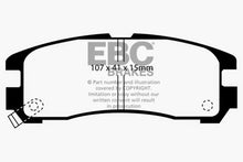 Load image into Gallery viewer, EBC 95-99 Chrysler Sebring Coupe 2.0 Greenstuff Rear Brake Pads
