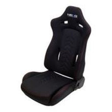 Load image into Gallery viewer, NRG Sport Seats (Pair) Cloth w/NRG Logo &amp; NRG Arrow Cushion Imprint - Black w/Red Stitch
