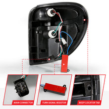 Load image into Gallery viewer, ANZO 2004-2007 Dodge  Grand Caravan LED Tail Lights w/ Light Bar Black Housing Clear Lens
