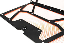 Load image into Gallery viewer, Agency Power 14-18 Polaris RZR XP 1000 / XP Turbo Vented Engine Cover - Matte Black/Orange Mesh
