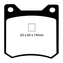 Load image into Gallery viewer, EBC 72-84 De Tomaso Pantera 5.7 GTS Redstuff Rear Brake Pads
