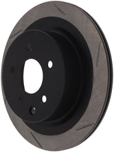 Load image into Gallery viewer, StopTech Power Slot 06-07 350Z / 05-07 G35 / 06-07 G35X SportStop Slotted Rear Left Rotor
