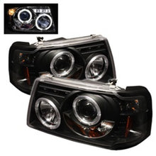Load image into Gallery viewer, Spyder Ford Ranger 01-11 1PC Projector Headlights LED Halo LED Blk PRO-YD-FR01-1PC-HL-BK
