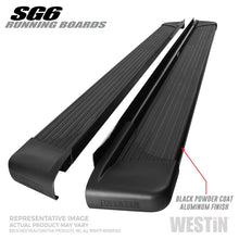 Load image into Gallery viewer, Westin SG6 Black Aluminum Running Boards 74.25 in
